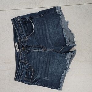 Refuge Distressed Denim Shorts